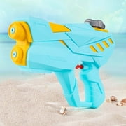 Qocolhg Water Guns for Kids and Adults, Dual Nozzles Squirt Guns with Trigger for Boys Girls Ages 3-5 4-8 8-12, Long Range Super Water Blaster Soaker Water Pistol Summer Toys for Swimming Pool Beach